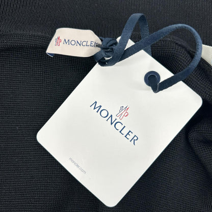 Moncler Cardigan Tricot Knit Nylon Trim Zip Up Jacket — view 6