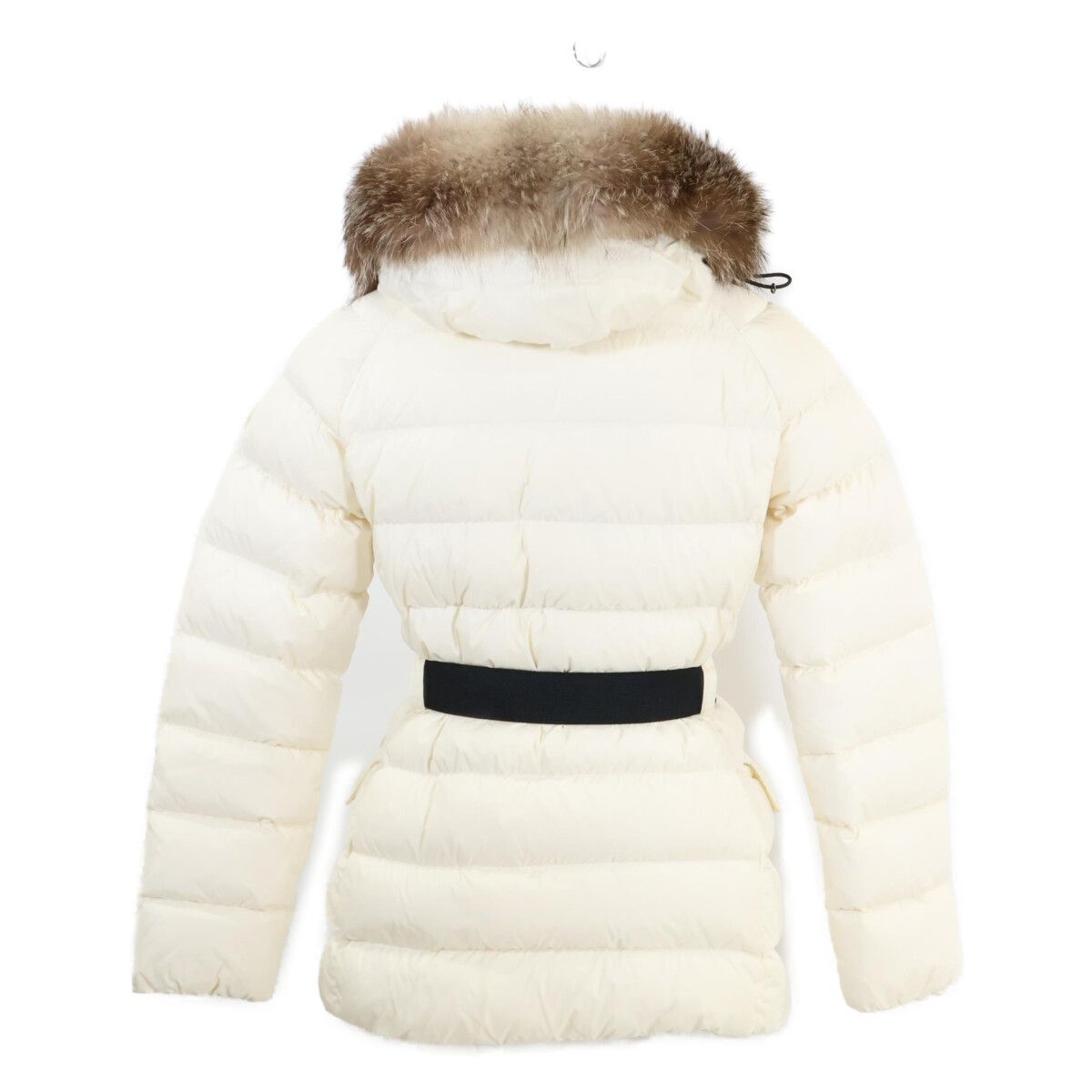 Moncler Clion Belted Hooded Down Jacket 00 — view 2