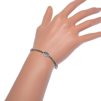 Gucci Interlocking 925 Sterling Silver Bracelet — view 2