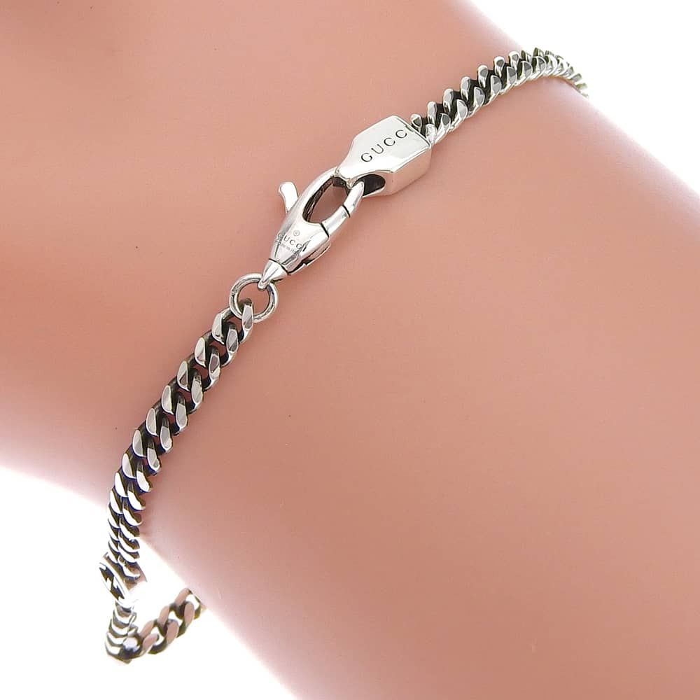 Gucci Interlocking 925 Sterling Silver Bracelet — view 3