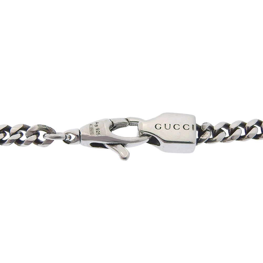 Gucci Interlocking 925 Sterling Silver Bracelet — view 5