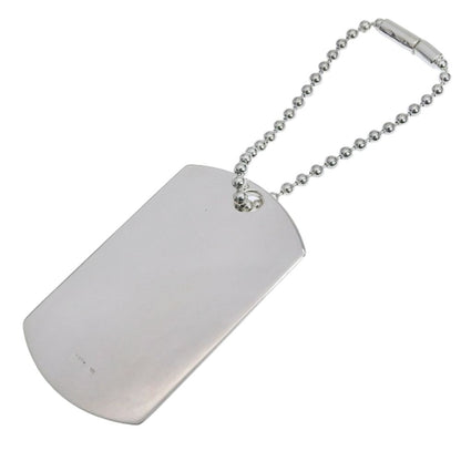 Gucci Dog Tag Charm 925 Sterling Silver Key Holder — view 2