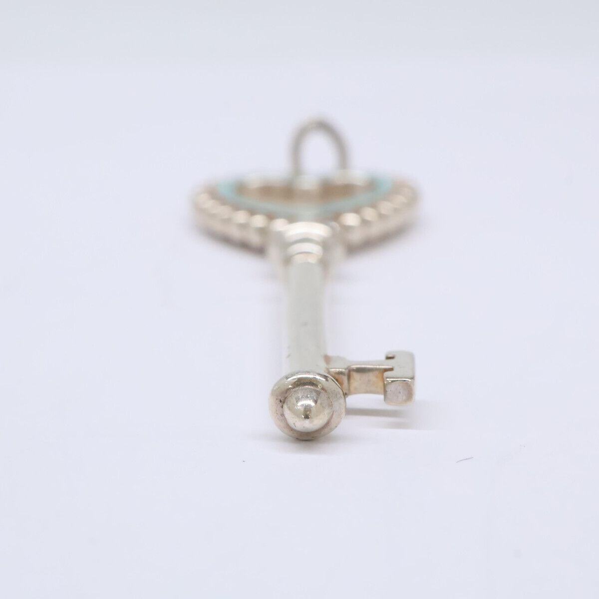Tiffany & Co Cobalt Blue Large Beads Pendant Key — view 3