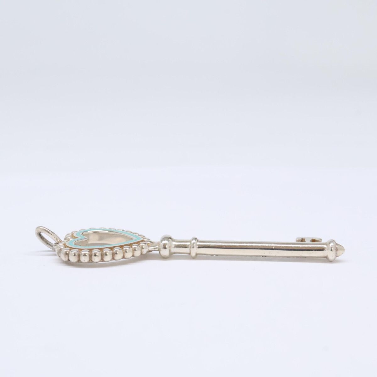Tiffany & Co Cobalt Blue Large Beads Pendant Key — view 4