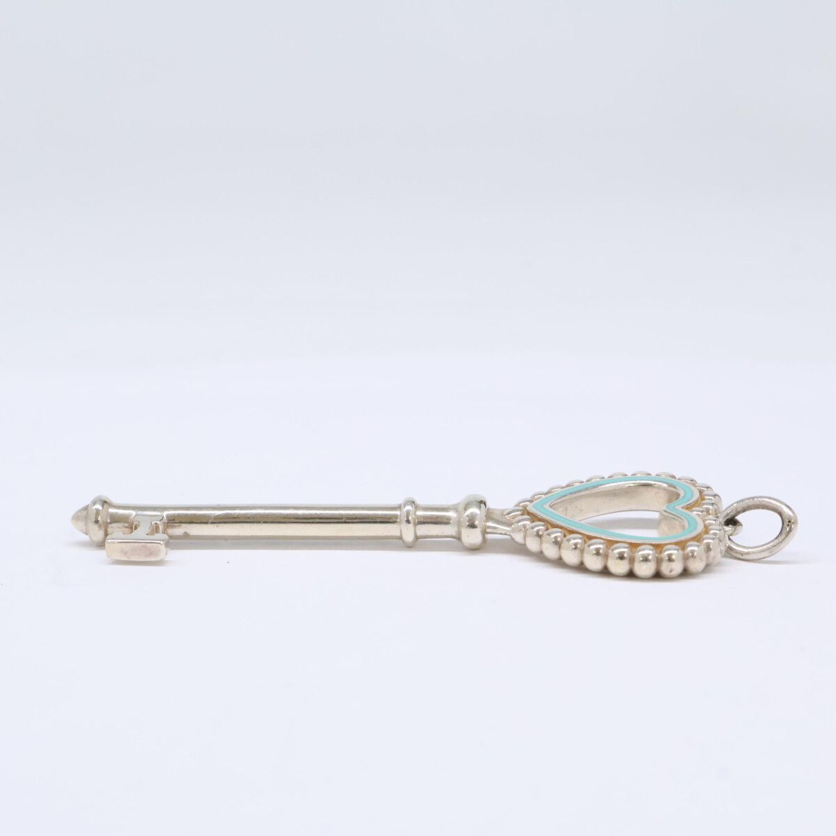 Tiffany & Co Cobalt Blue Large Beads Pendant Key — view 2
