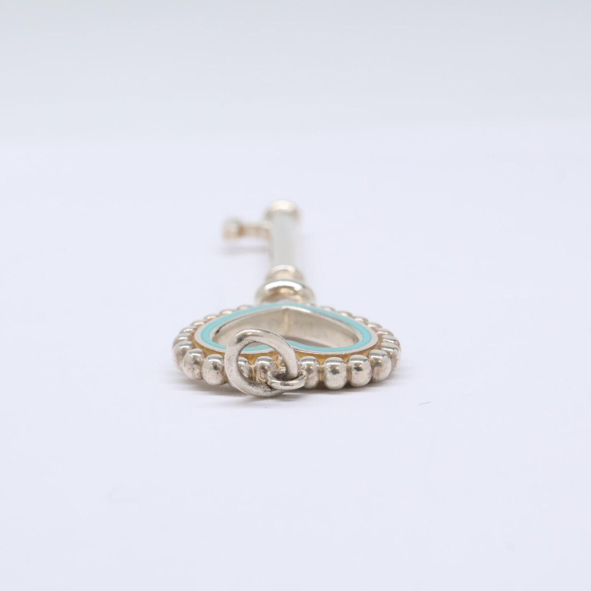 Tiffany & Co Cobalt Blue Large Beads Pendant Key — view 5