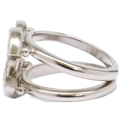 Chanel Rhinestone CC Logo Ring — view 2