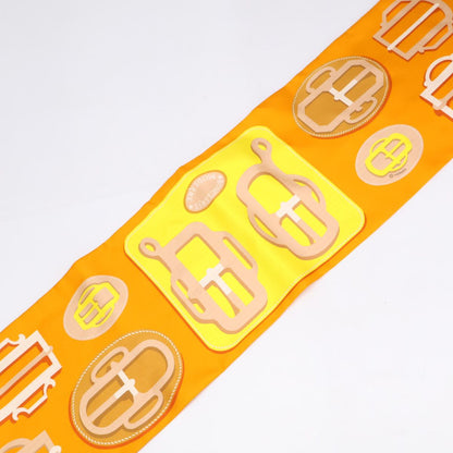 Hermes Bovclerie Moderne Silk Maxi Twill Scarf — view 3