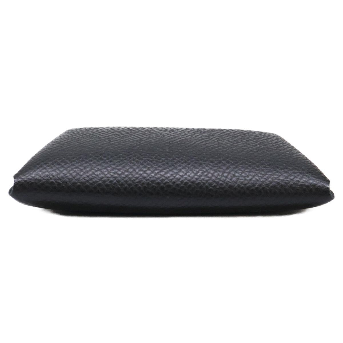 Hermes Bastia Leather Coin Purse Black — view 5
