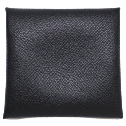Hermes Bastia Leather Coin Purse Black — view 6
