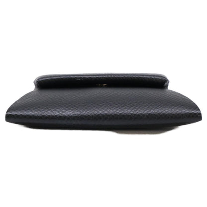 Hermes Bastia Leather Coin Purse Black — view 3