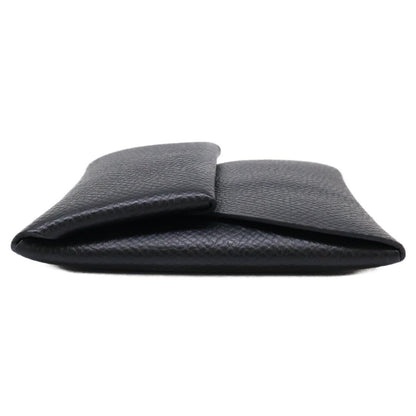 Hermes Bastia Leather Coin Purse Black — view 4