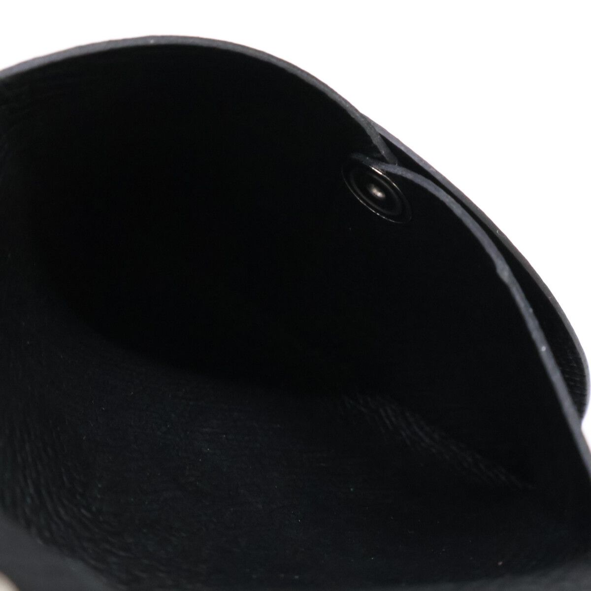 Hermes Bastia Leather Coin Purse Black — view 8