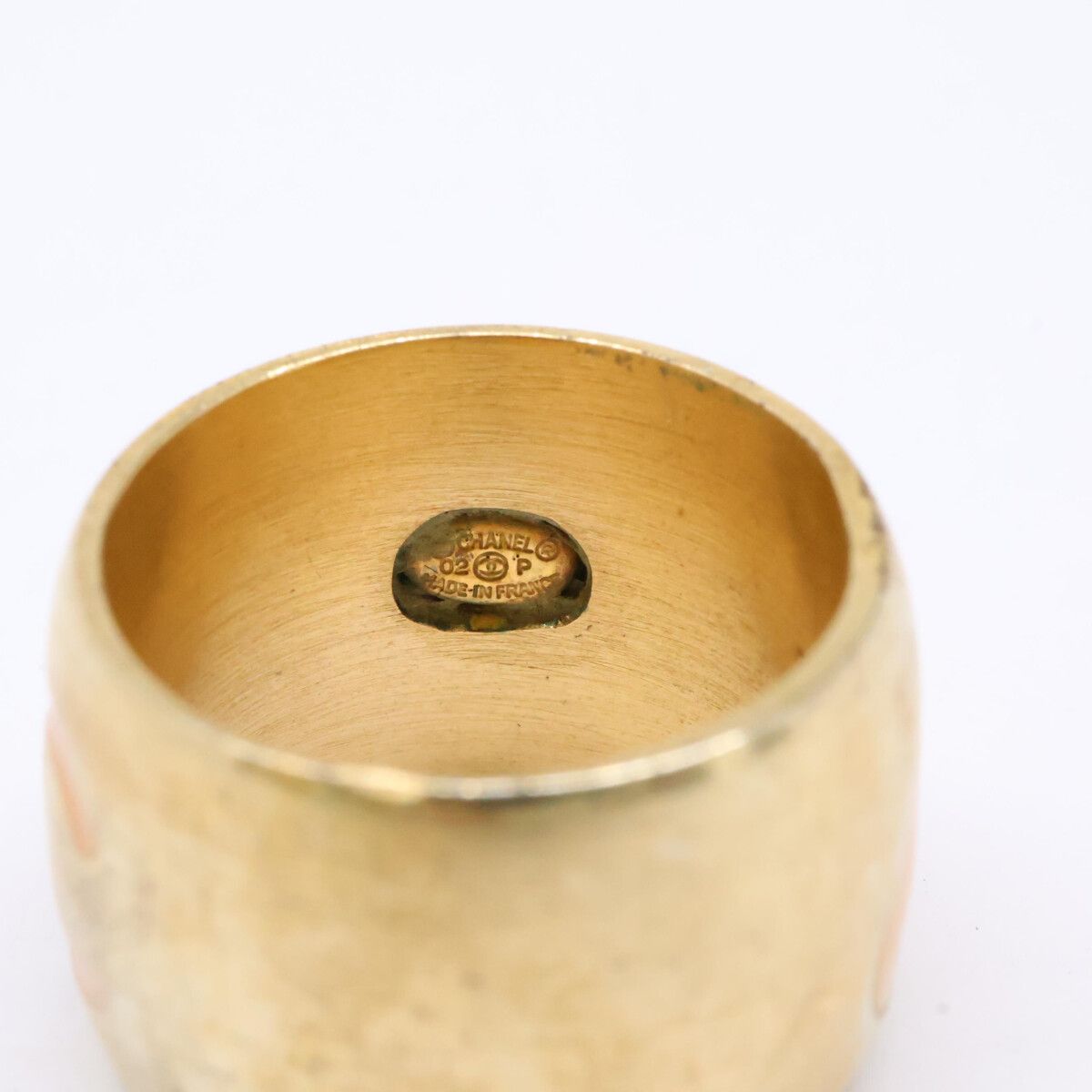 Chanel CC Logo Wide Ring — view 6