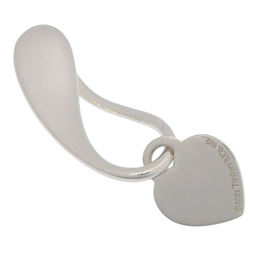 Tiffany & Co Heart Tag Key Ring 925 Sterling Silver Key Holder