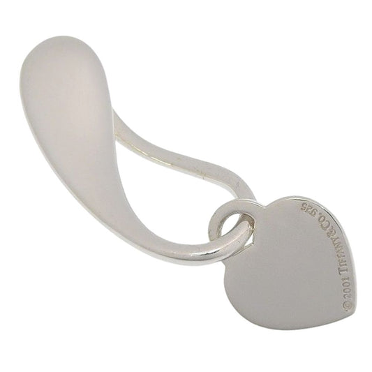 Tiffany & Co Heart Tag Key Ring 925 Sterling Silver Key Holder