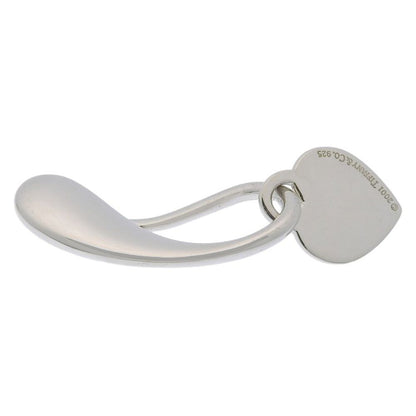 Tiffany & Co Heart Tag Key Ring 925 Sterling Silver Key Holder — view 4