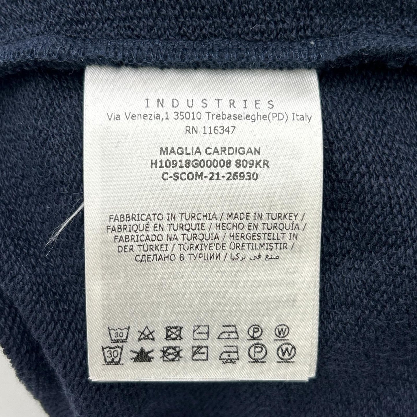 Moncler Navy Zip Up Jacket XS — view 5