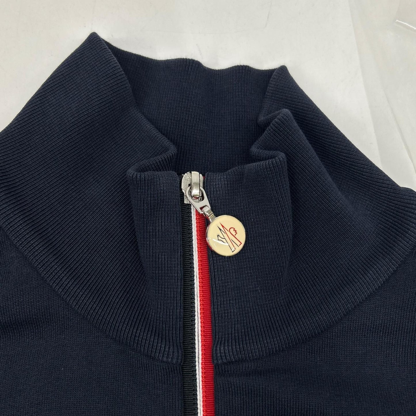 Moncler Navy Zip Up Jacket XS — view 9