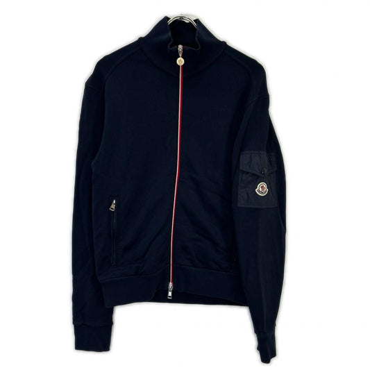 Moncler Navy Zip Up Jacket XS