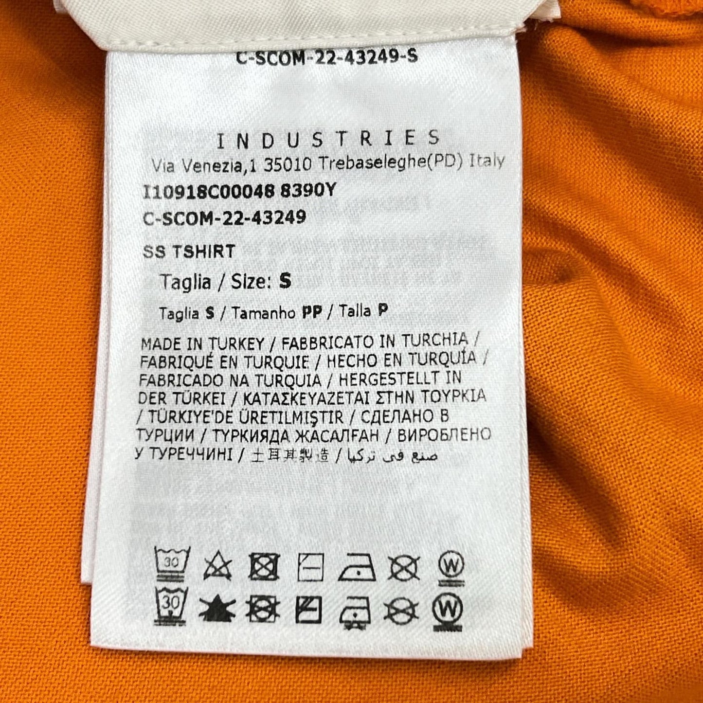 Moncler Orange T-Shirt — view 4