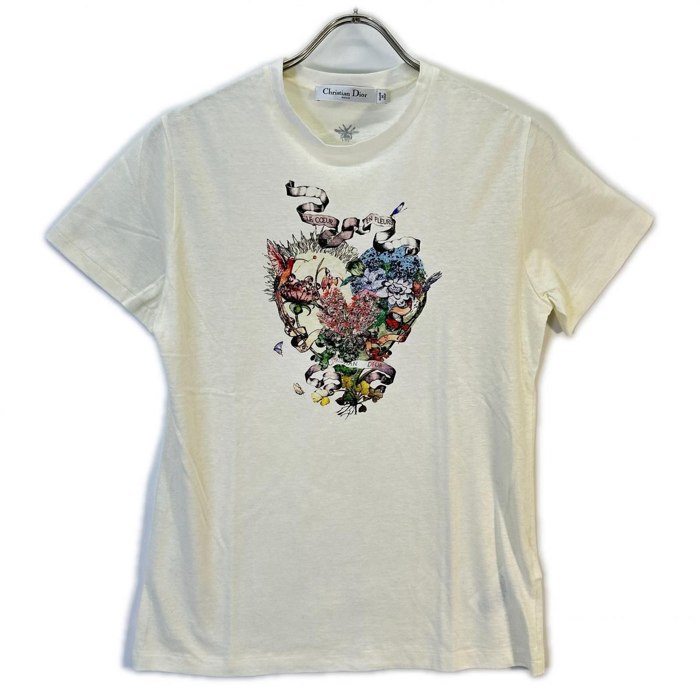 Dior le Coeur en Fleurs Flower T-Shirt XS