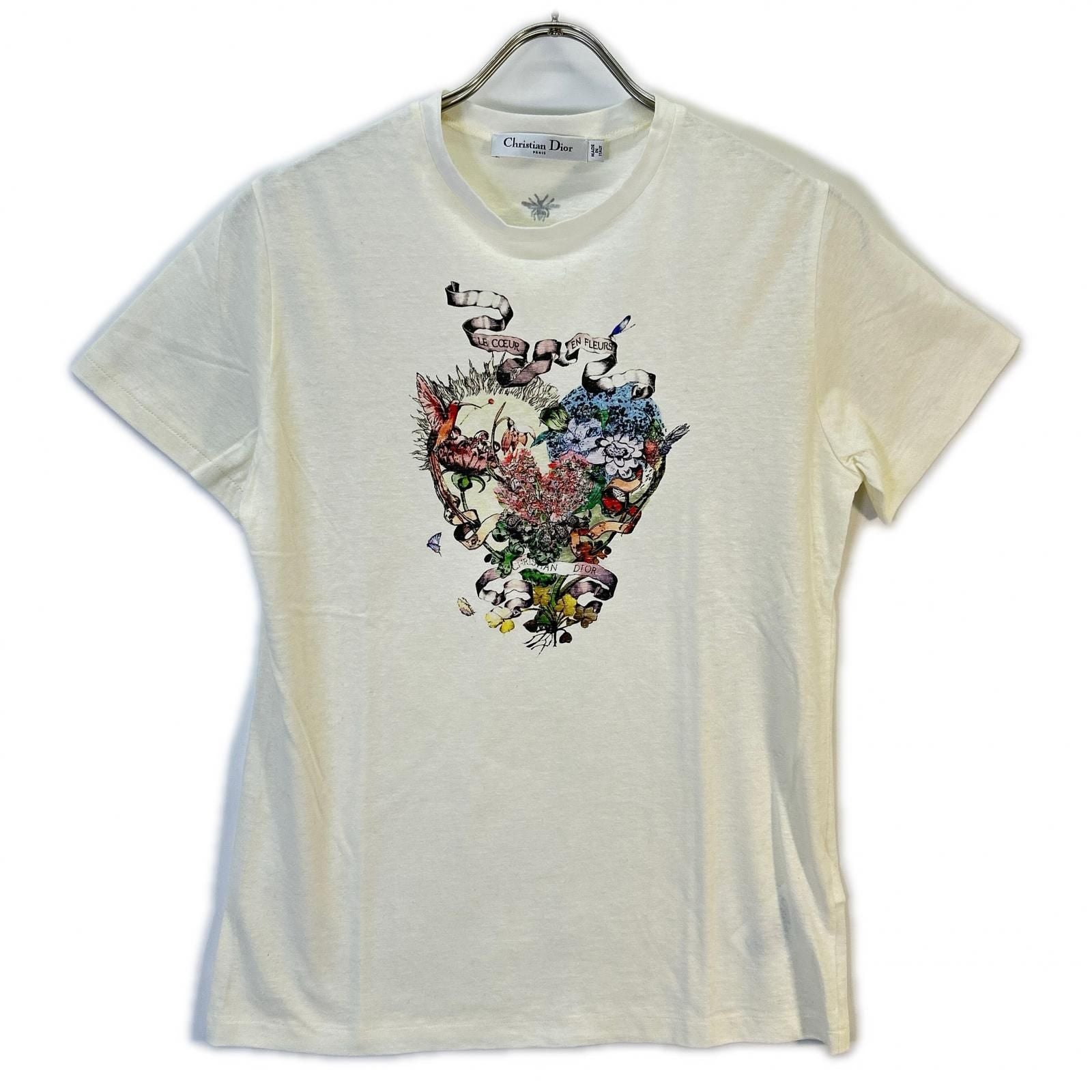 Dior le Coeur en Fleurs Flower T-Shirt XS