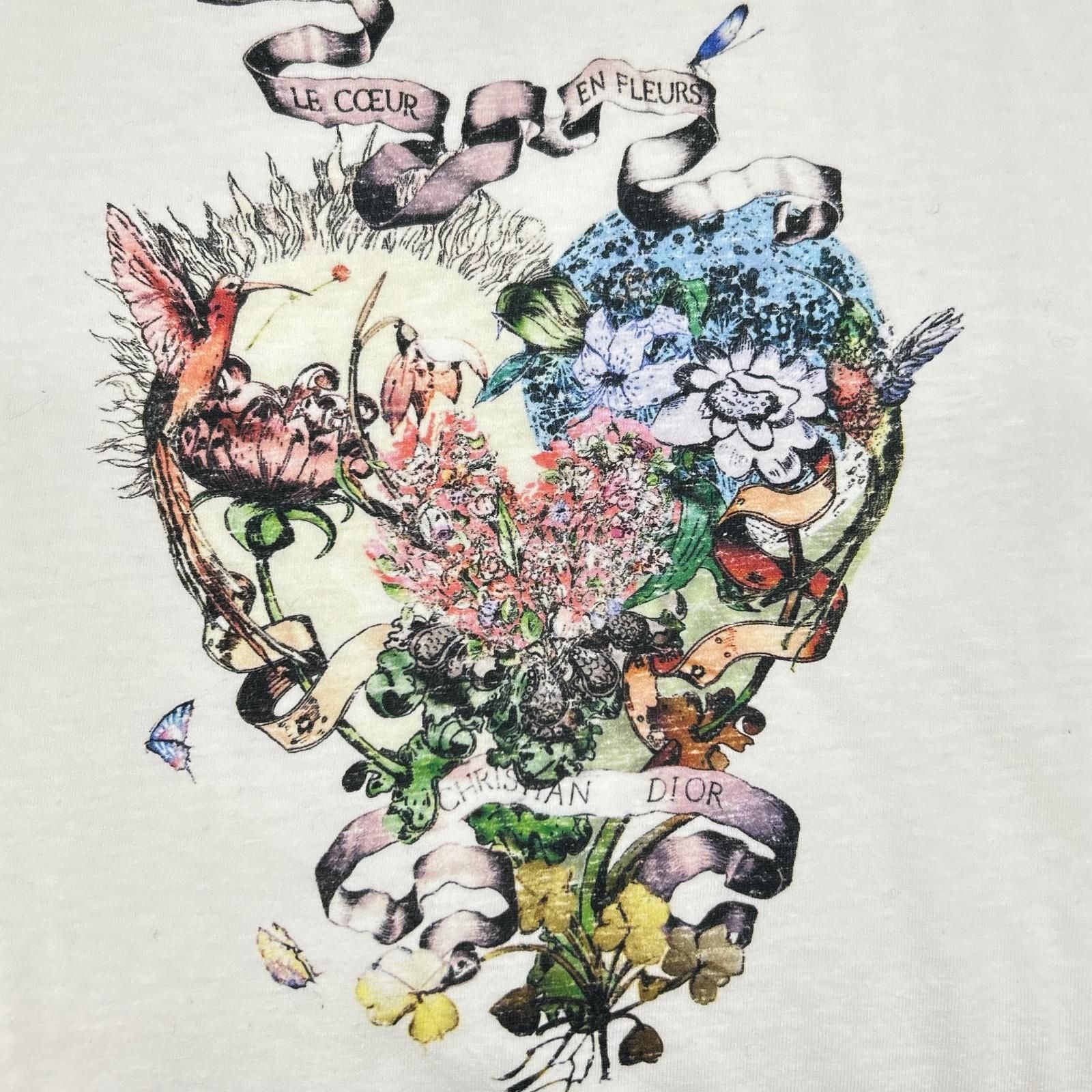Dior le Coeur en Fleurs Flower T-Shirt XS — view 5