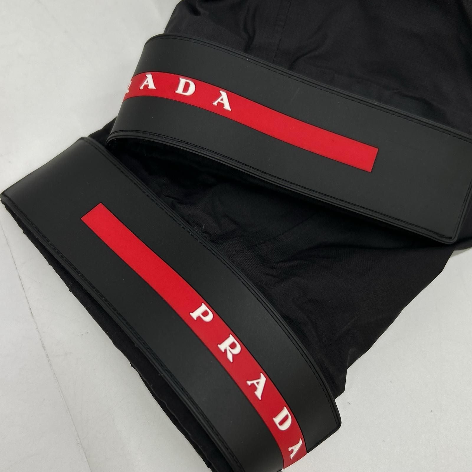 Prada Sport Rubber Logo Grip Nylon Pants — view 9