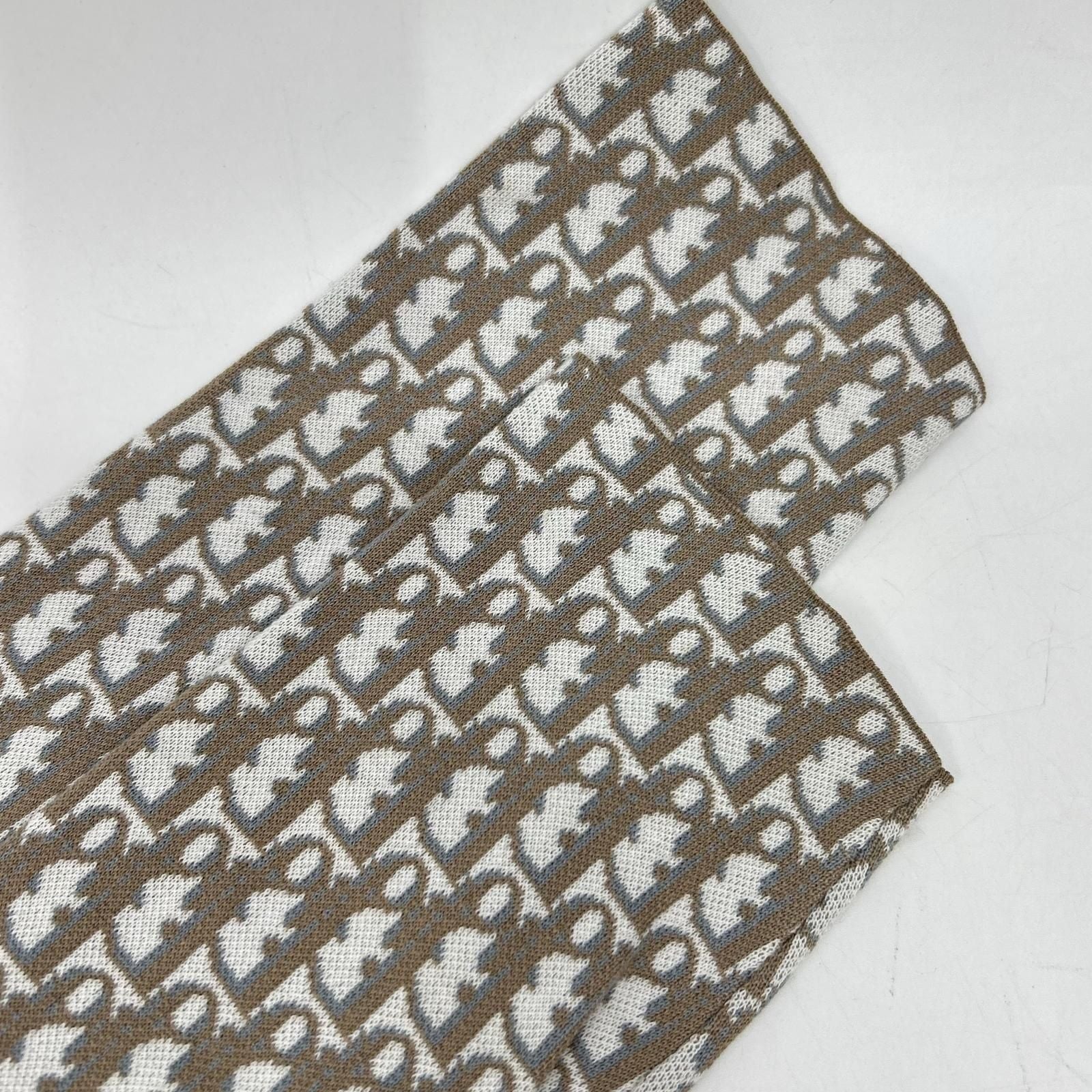 Dior Brown Cotton Allover Pattern Shirt — view 8