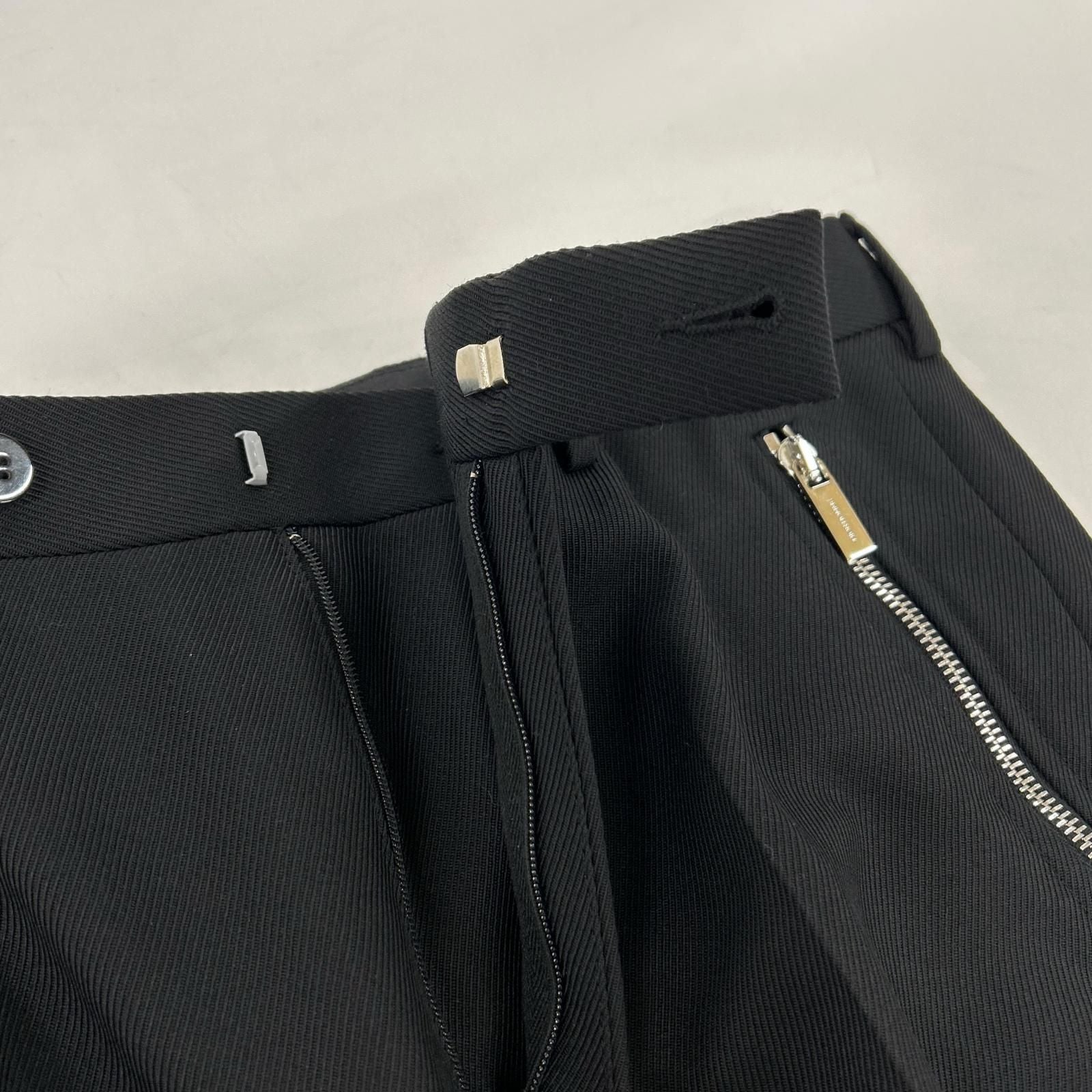 Dior Homme Black Zip Pocket Trousers Pants 46 — view 6