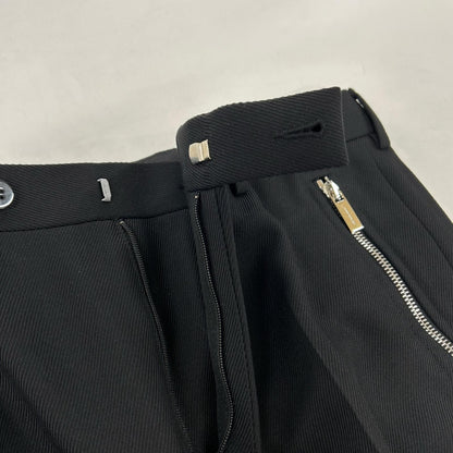 Dior Homme Black Zip Pocket Trousers Pants 46 — view 6
