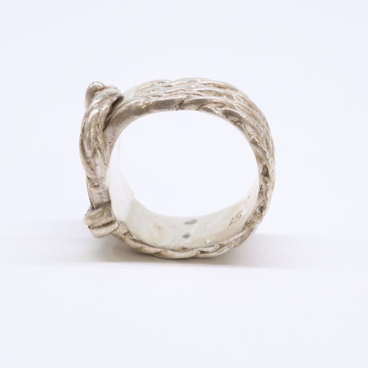 Hermes Diane Ring 51 925 Sterling Silver — view 5