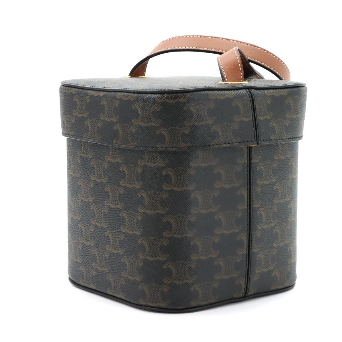 Celine Cuir Trio Box Shoulder Bag Leather — view 3