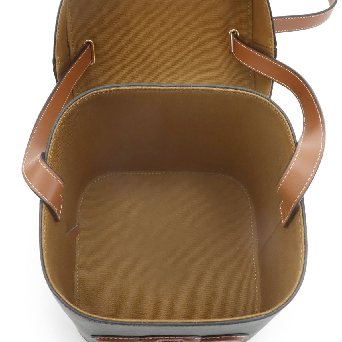 Celine Cuir Trio Box Shoulder Bag Leather — view 6