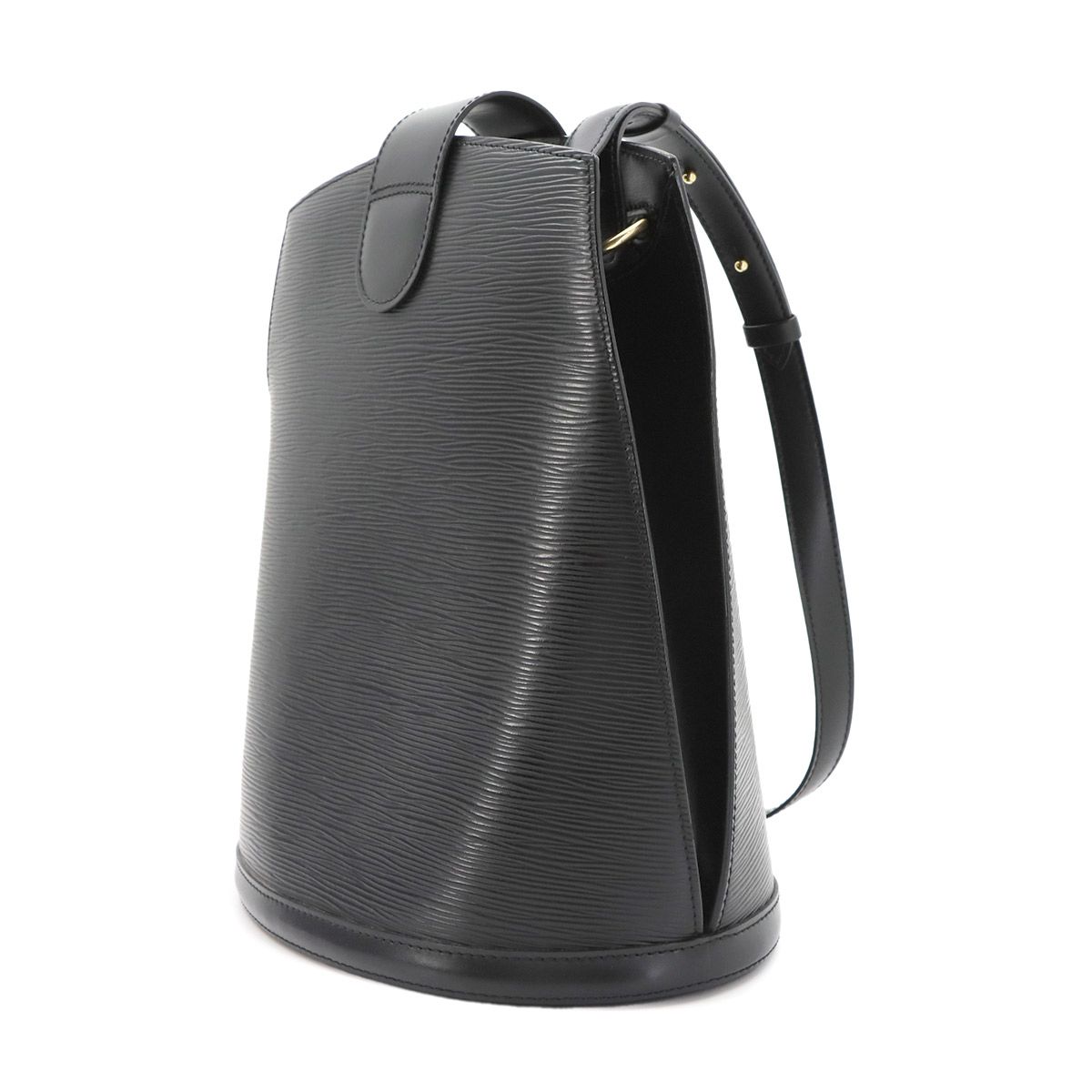 Louis Vuitton Epi Cluny Shoulder Bag Leather Noir Gold — view 3
