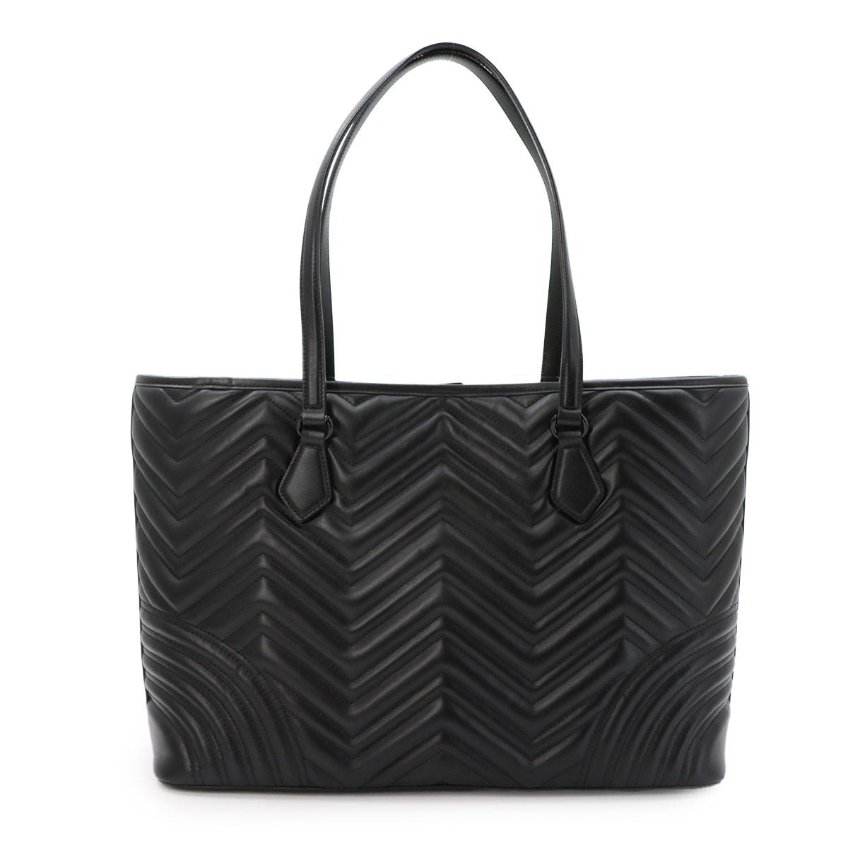 Gucci GG Marmont Quilted Large Tote Leather Black — view 3