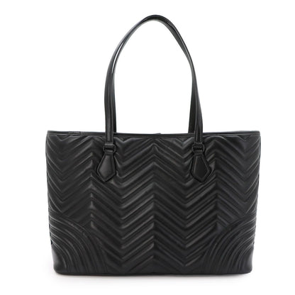 Gucci GG Marmont Quilted Large Tote Leather Black — view 3