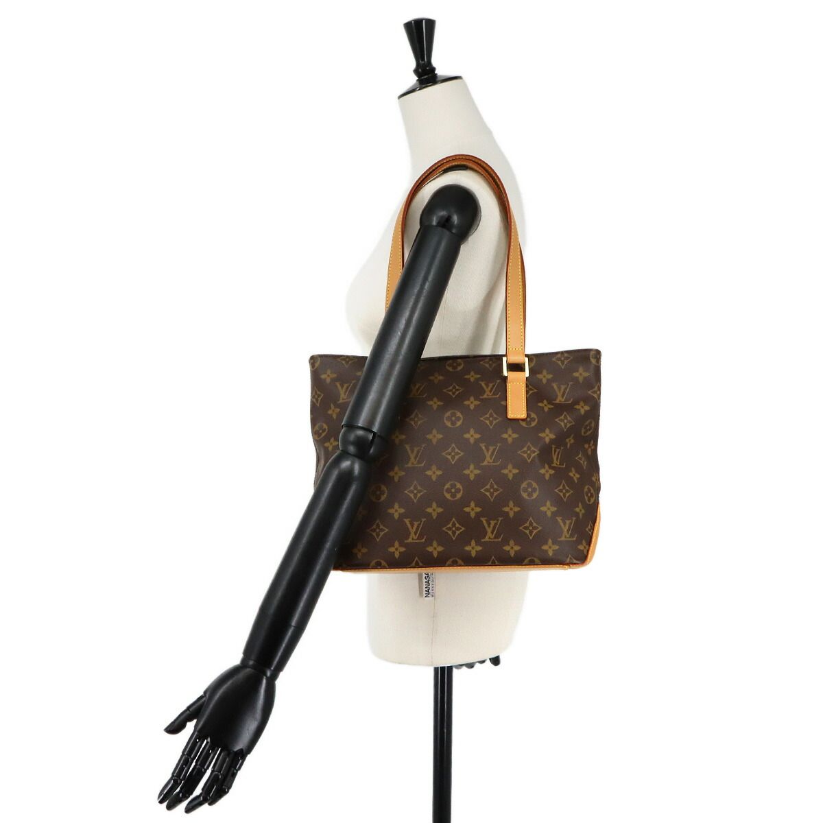 Louis Vuitton Monogram Cabas Piano Tote Brown Gold — view 9