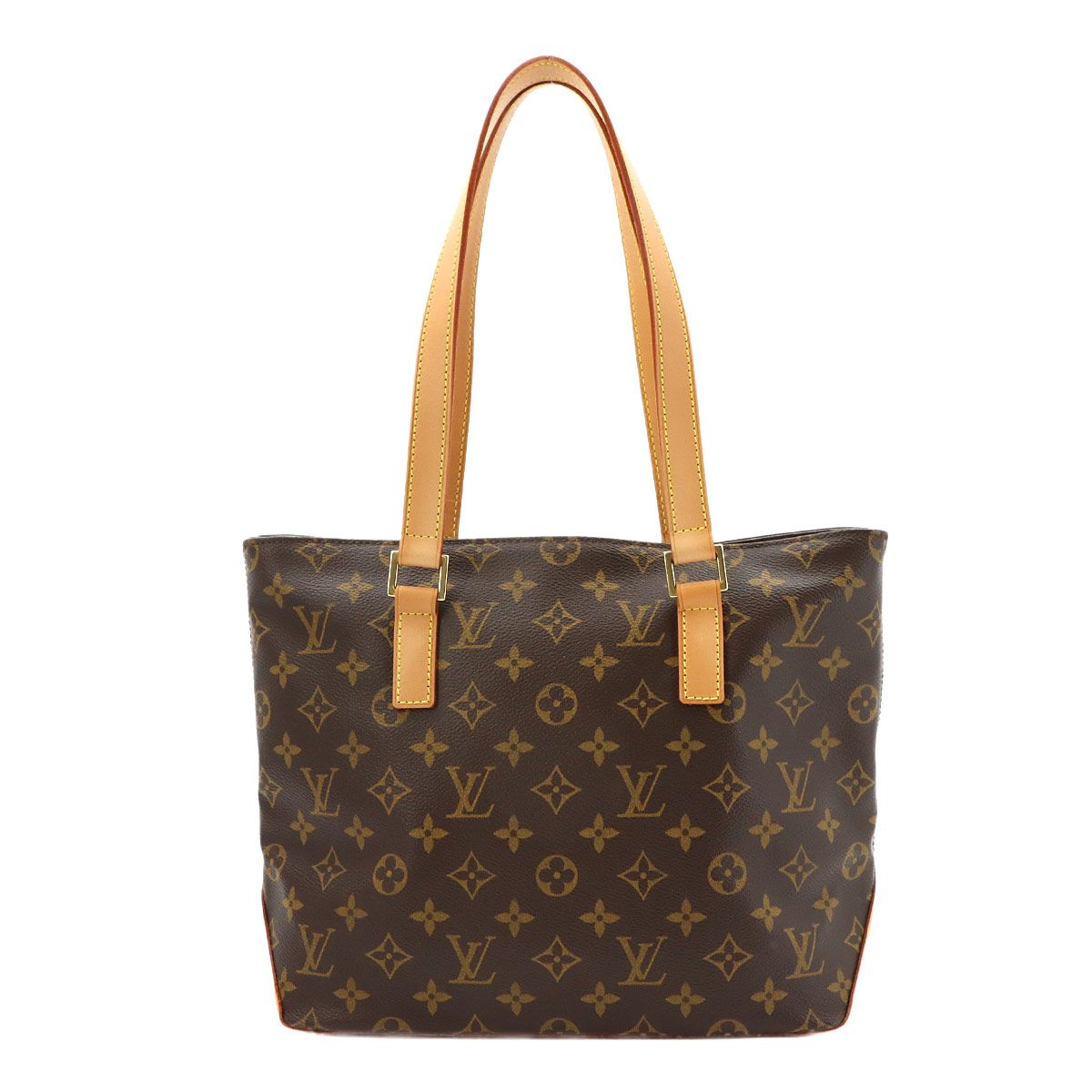 Louis Vuitton Monogram Cabas Piano Tote Brown Gold — view 2