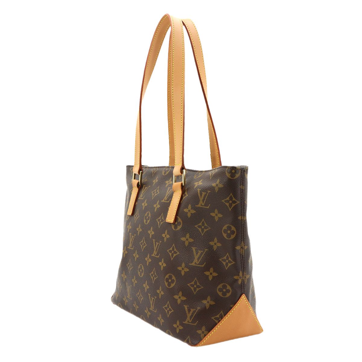 Louis Vuitton Monogram Cabas Piano Tote Brown Gold — view 3