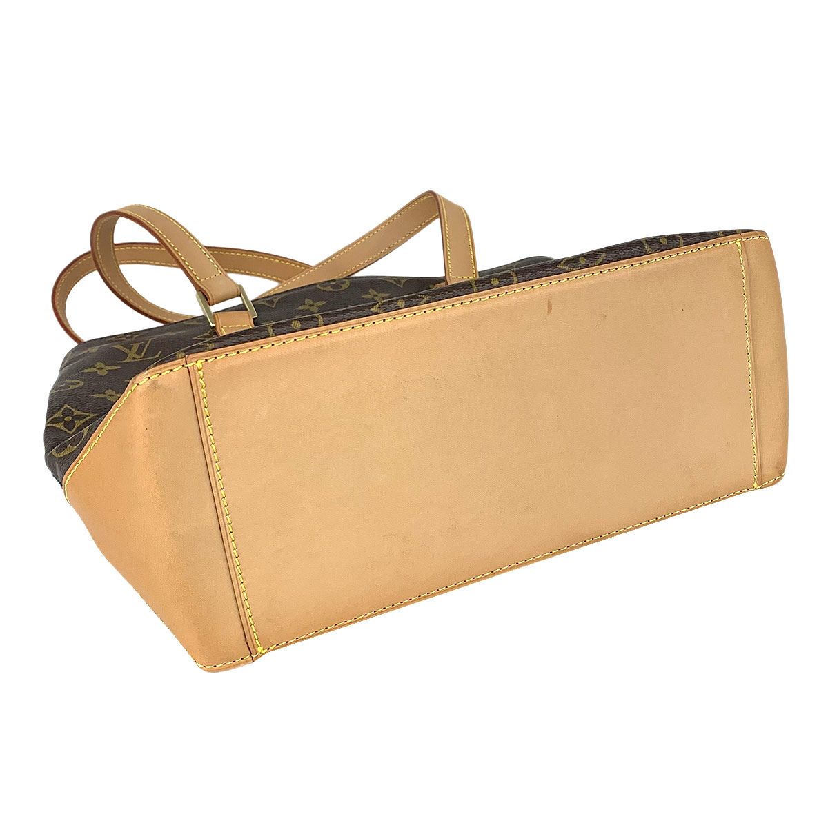 Louis Vuitton Monogram Cabas Piano Tote Brown Gold — view 4