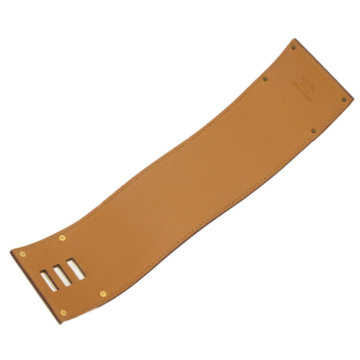Hermes Tall Bangle Bracelet Swift Anemone Gold Kelly — view 6