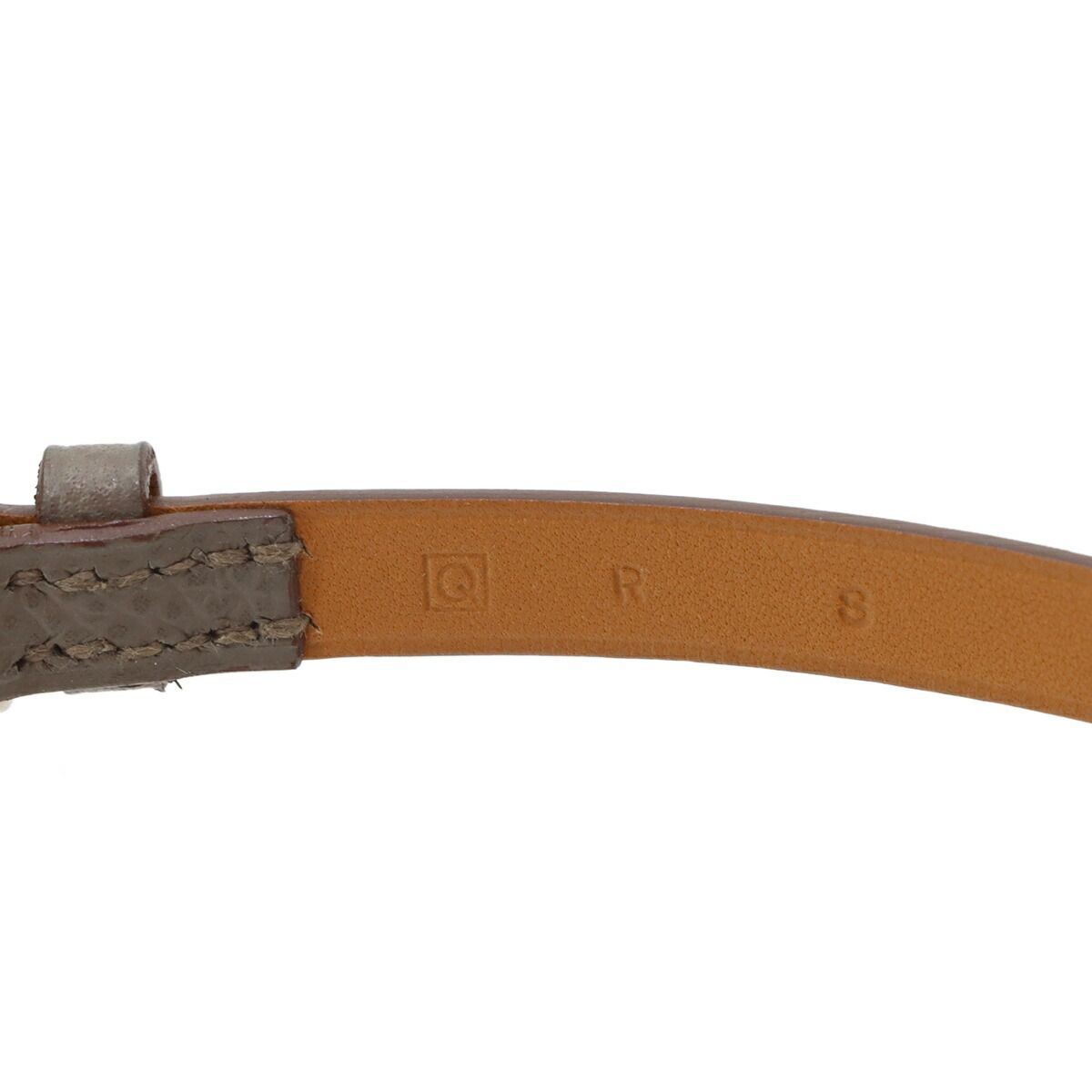 Hermes Etriviere Bracelet Leather Epsom Silver — view 4