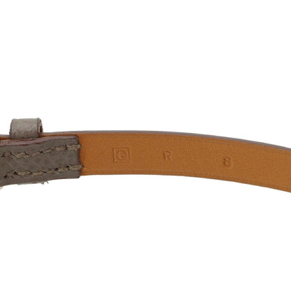 Hermes Etriviere Bracelet Leather Epsom Silver — view 4