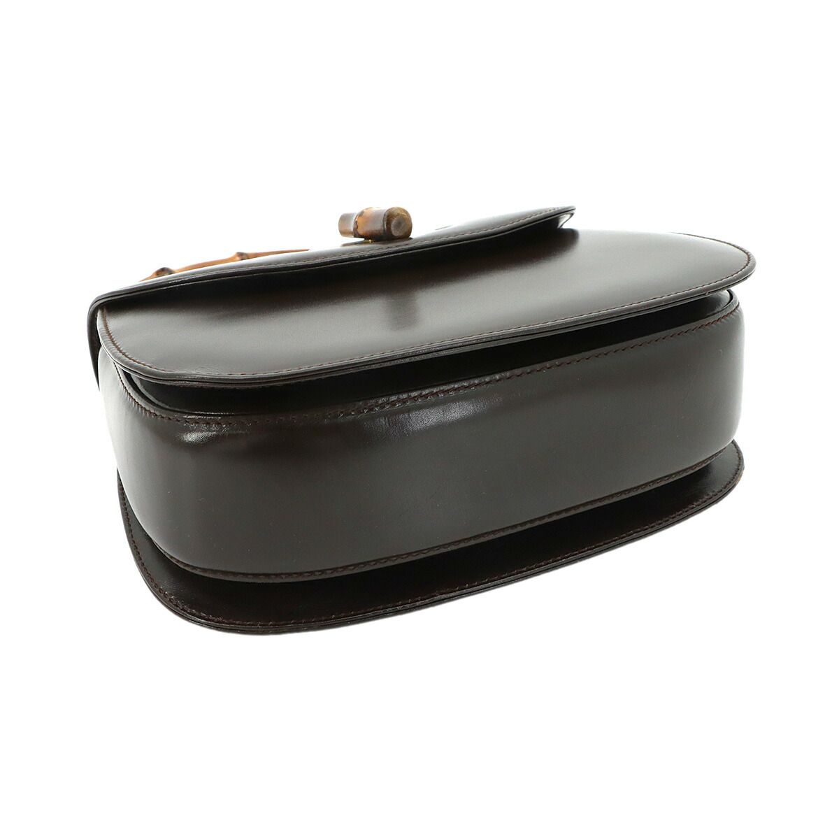 Gucci Bamb 2-Way Bag Leather Brown 000 Gold Vintage — view 5