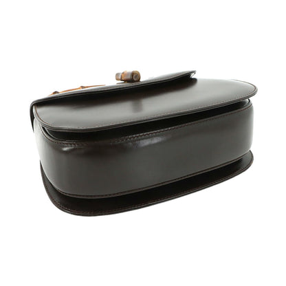Gucci Bamb 2-Way Bag Leather Brown 000 Gold Vintage — view 5