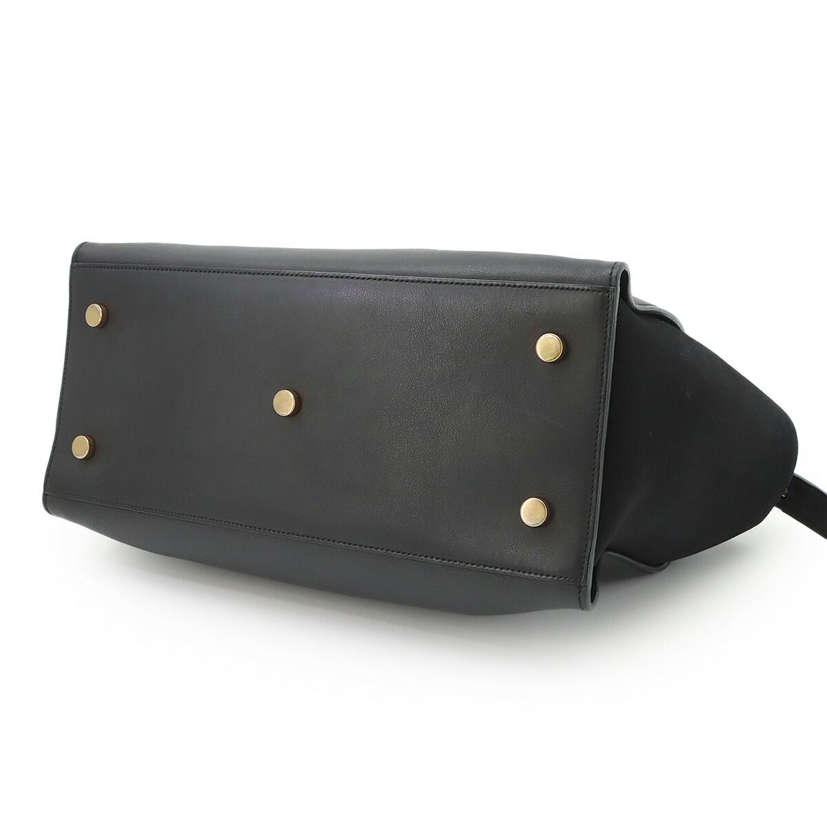 Saint Laurent Downtown Cabas 2-Way Bag Leather Black — view 5
