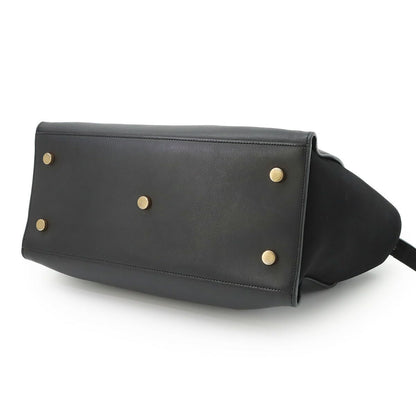 Saint Laurent Downtown Cabas 2-Way Bag Leather Black — view 5