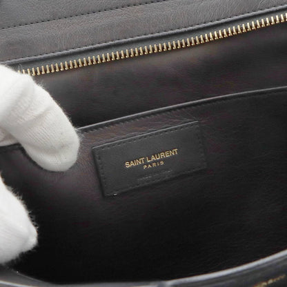 Saint Laurent Downtown Cabas 2-Way Bag Leather Black — view 8